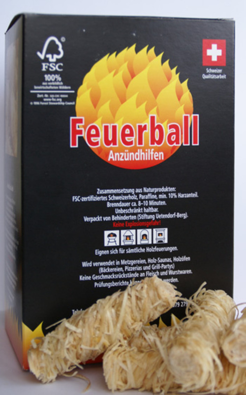 Feuerball Anzündsticks 600g