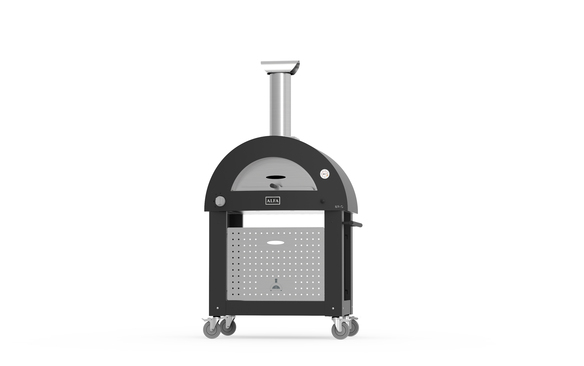 Pizzaofen BRIO Gas Silver Black mit Unterbau und Hybrid-Set  Ausstellungsstück